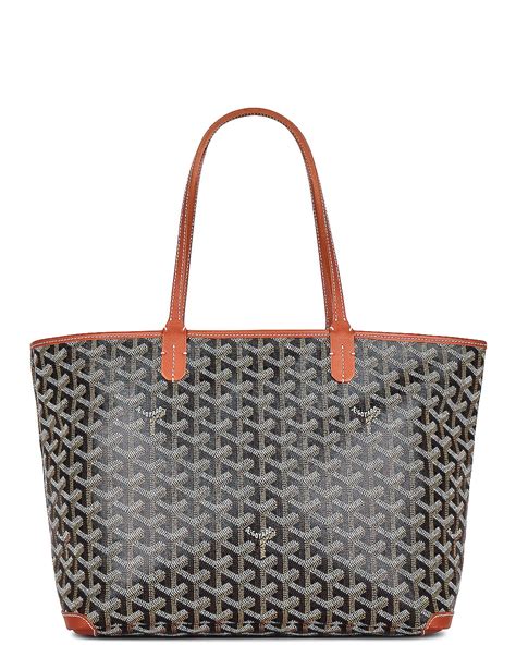 FWRD Renew Goyard Artois PM Tote Bag in Black.